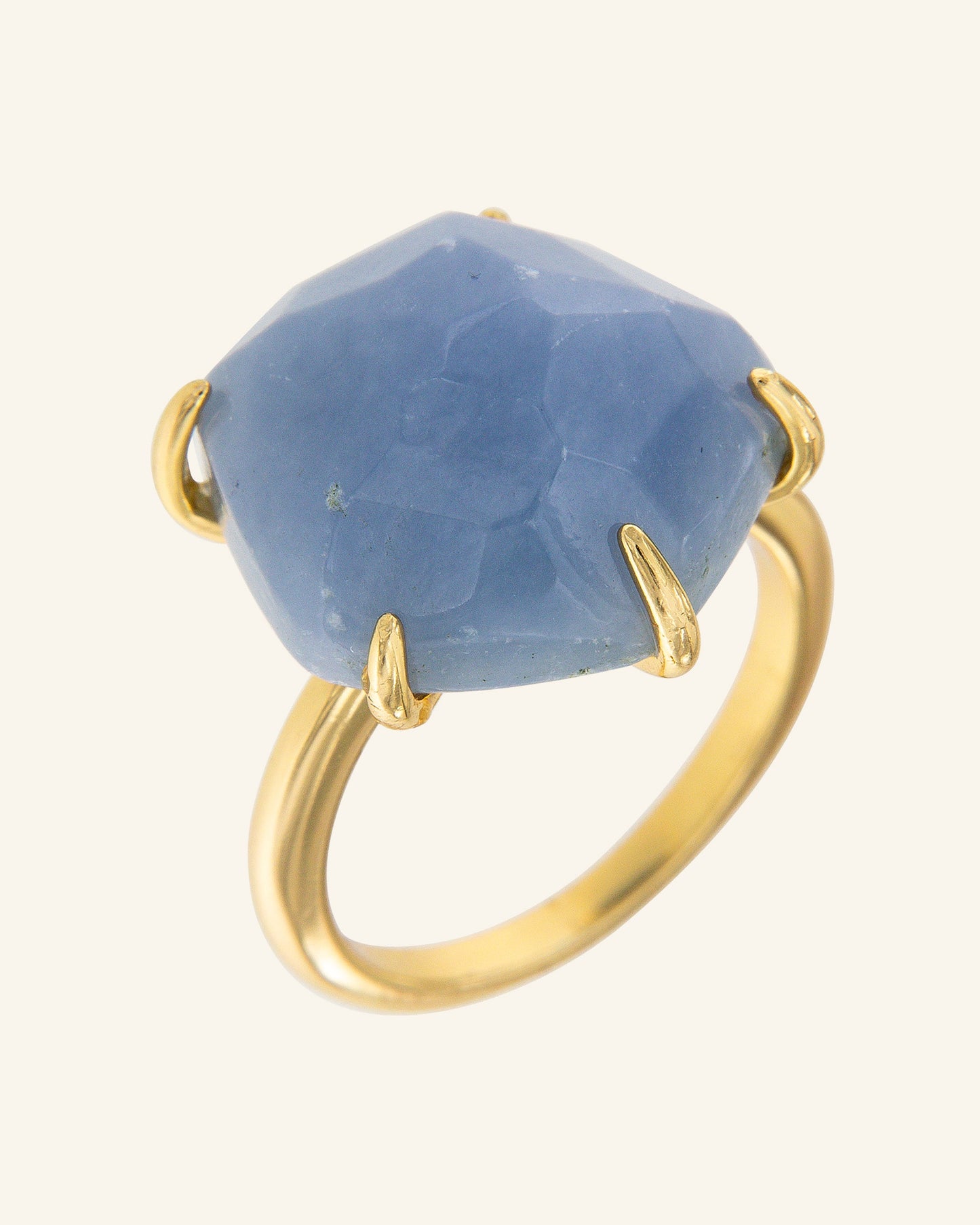Anillo Papiro con angelita