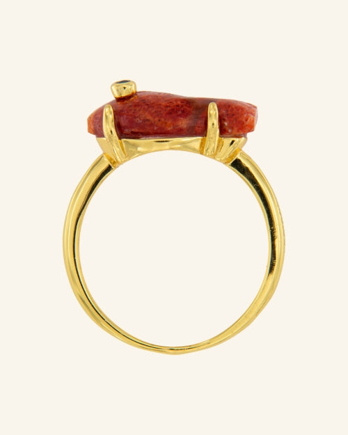 Coral Marea Ring