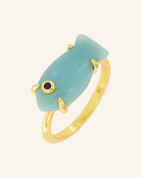 Anillo Marea Amazonita