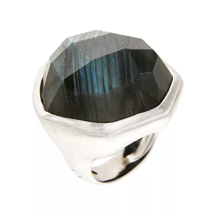 Stokksnes ring with labradorite