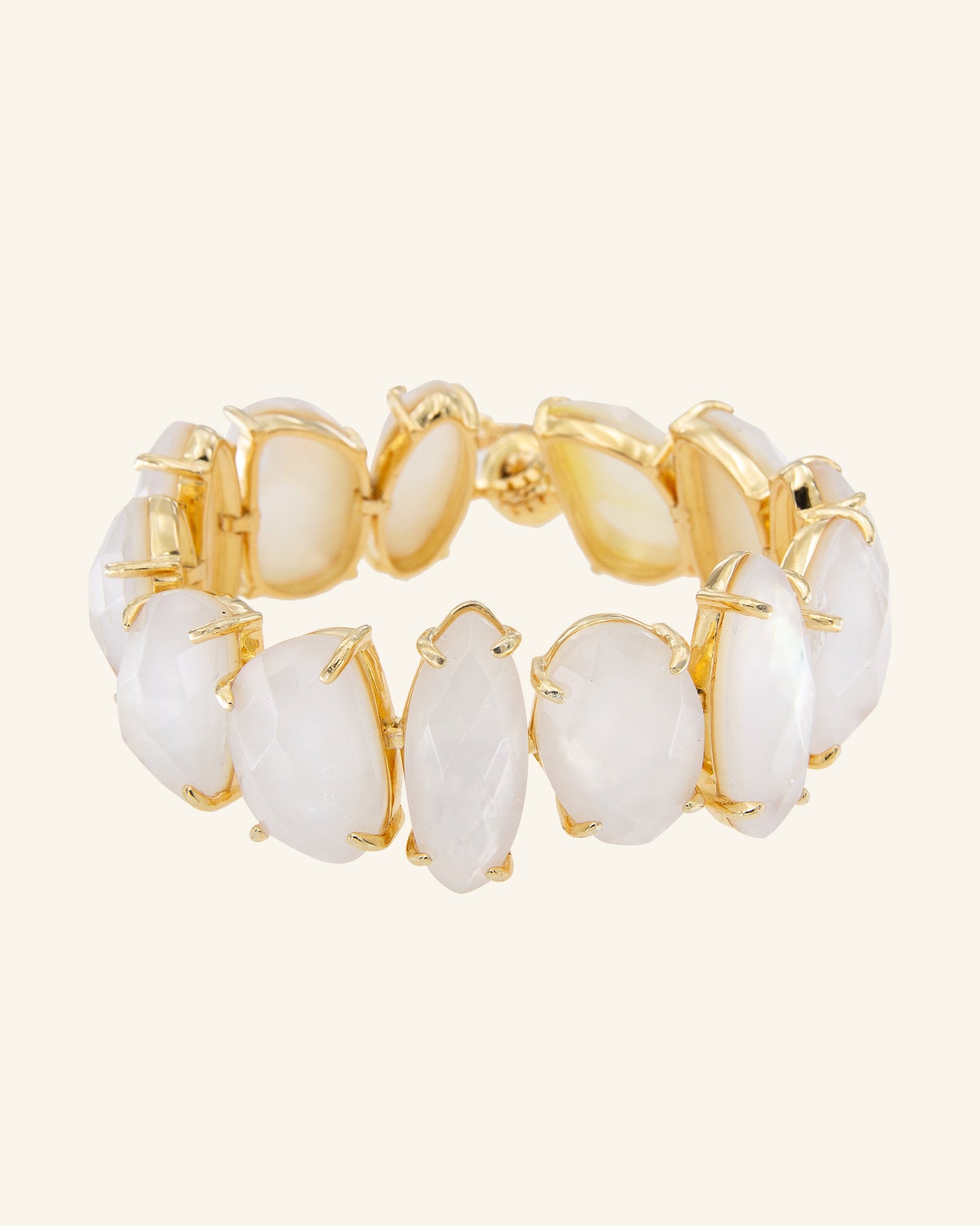 Brazalete Erebus Madreperla Blanca