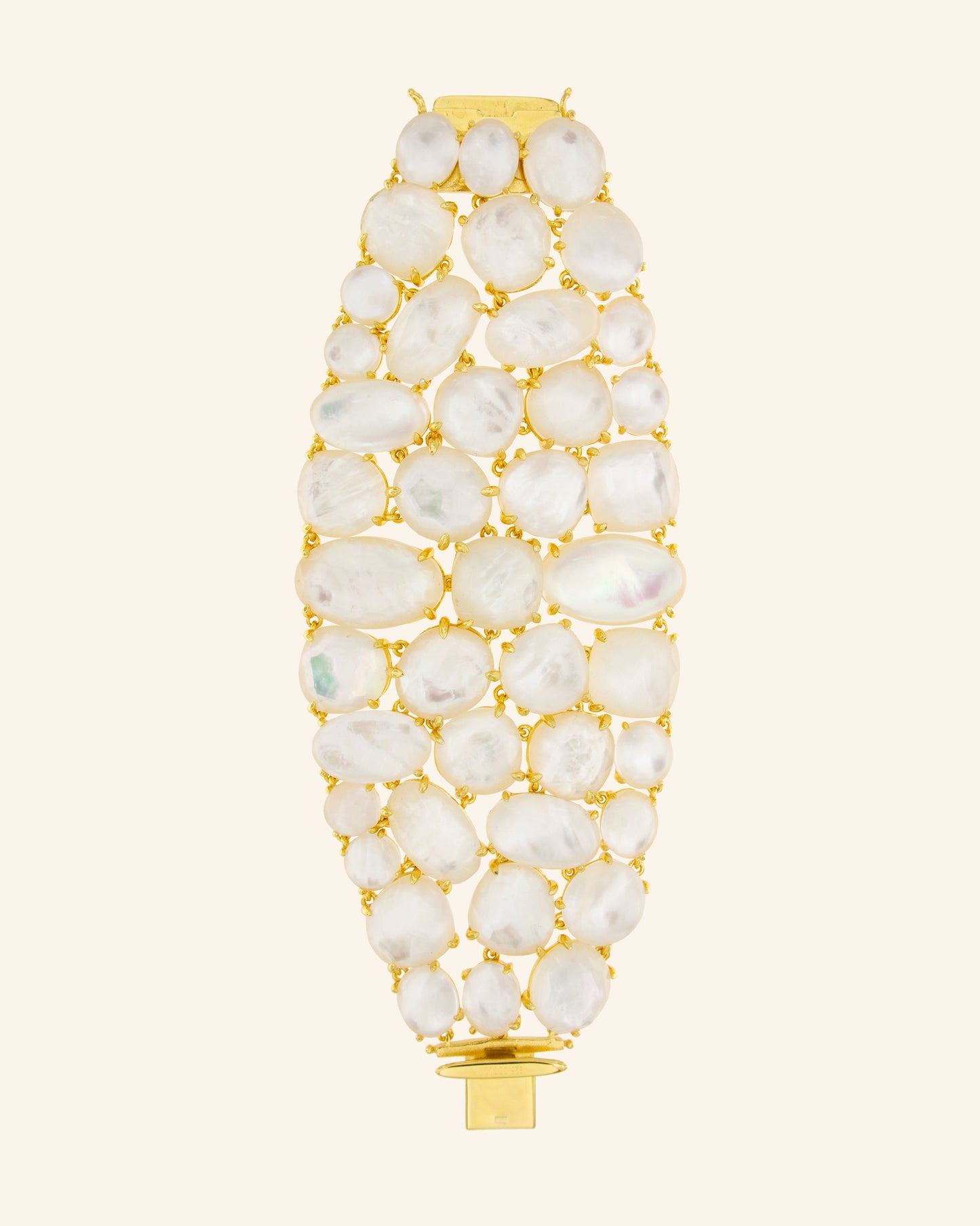Liberis bracelet with white mother-of-pearl
