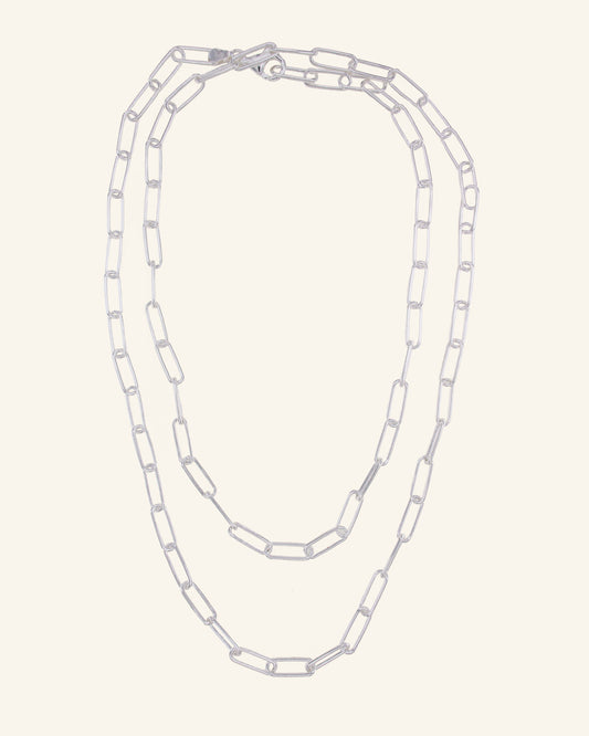 Silver Catenary Chain