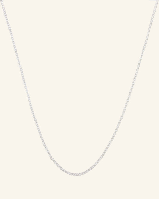 Seu Silver Chain 2 mm x 84 cm