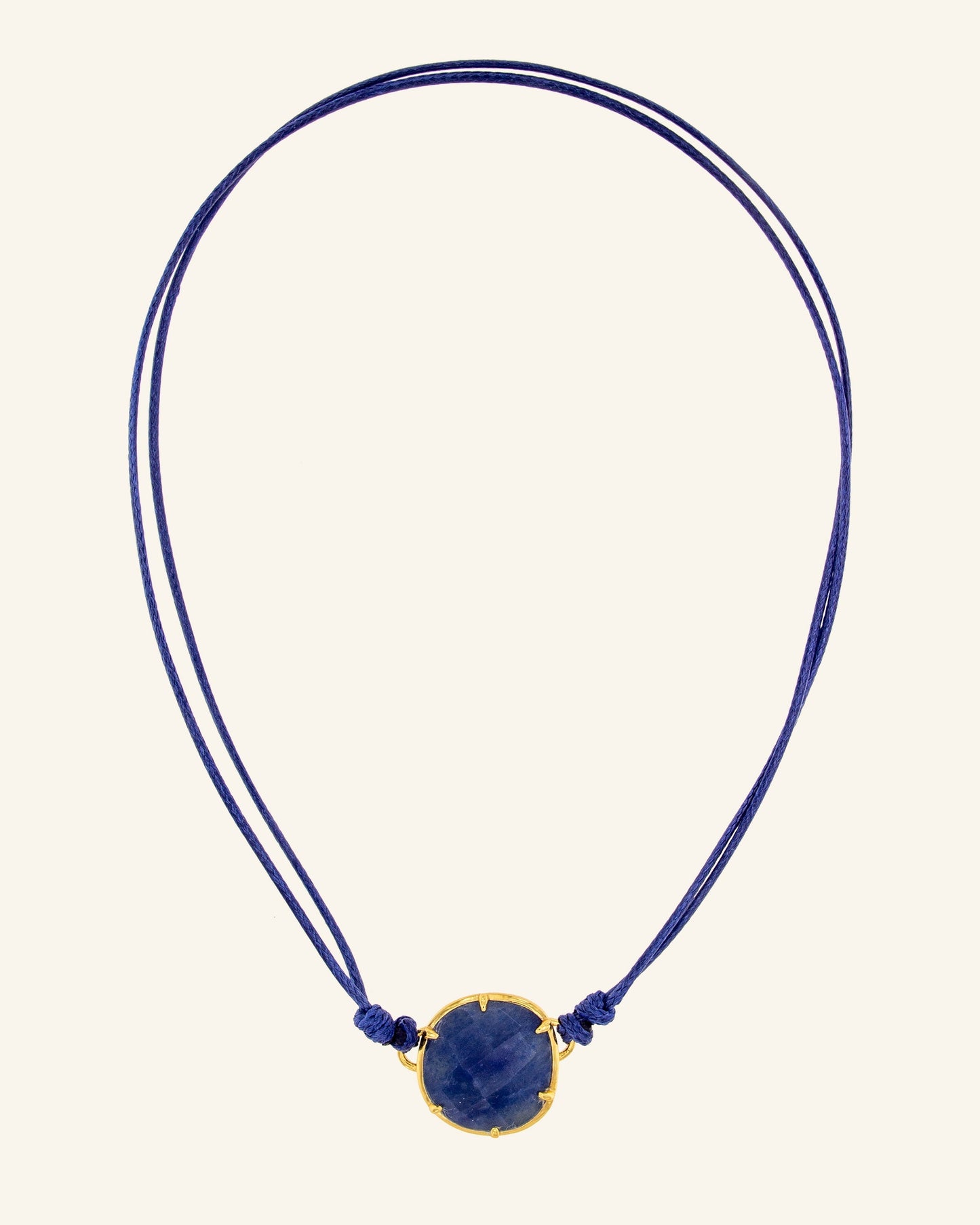 Choker Bizancio Cuarzo Azul