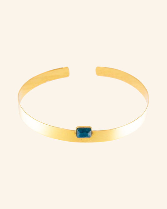 Gabo Choker with Blue Apatite