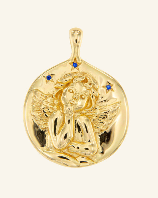 Guardian Angel Medal Pendant 