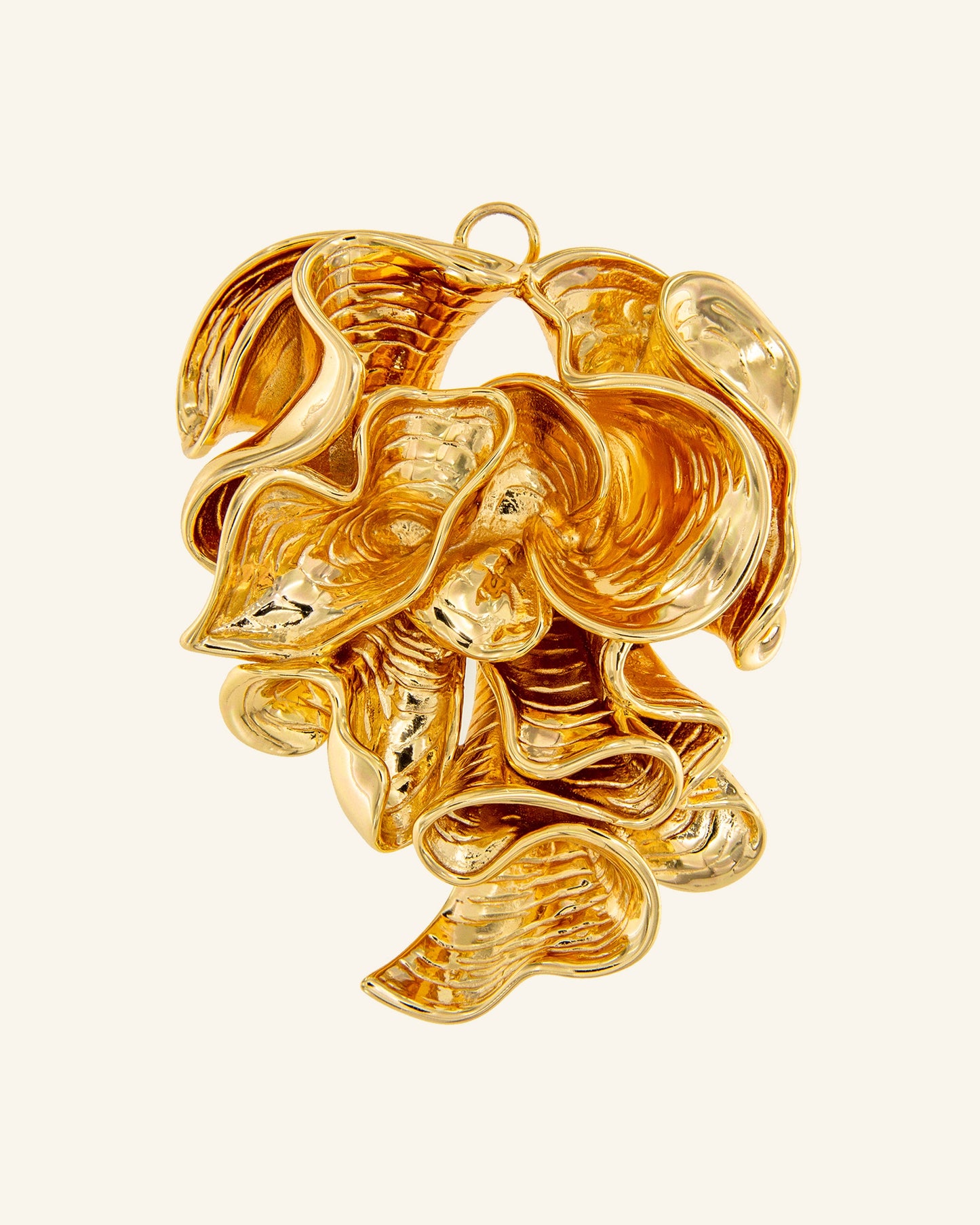 Striped Posidonia Necklace Pendant