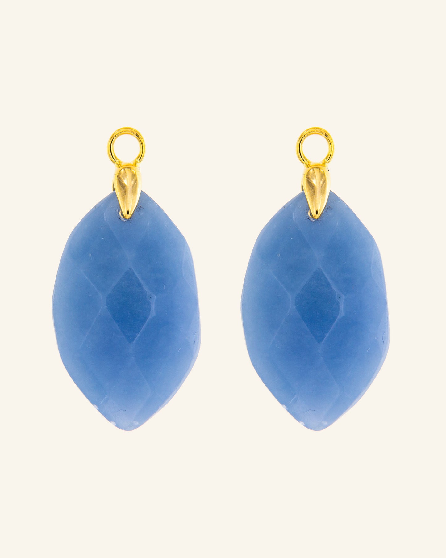 Glacier pendants with blue angelite