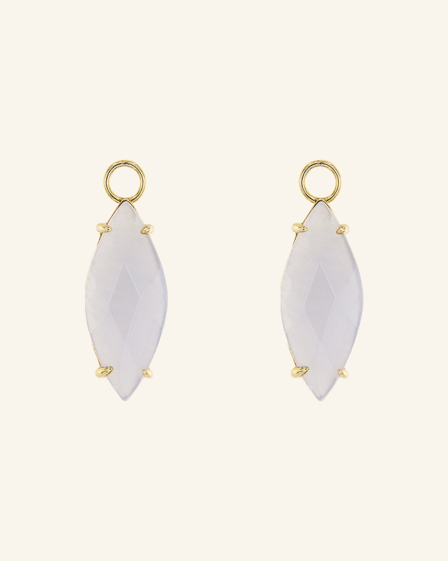 Colgantes Huso con calcedonia