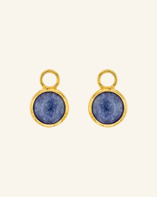 Pluvia pendants with blue quartz
