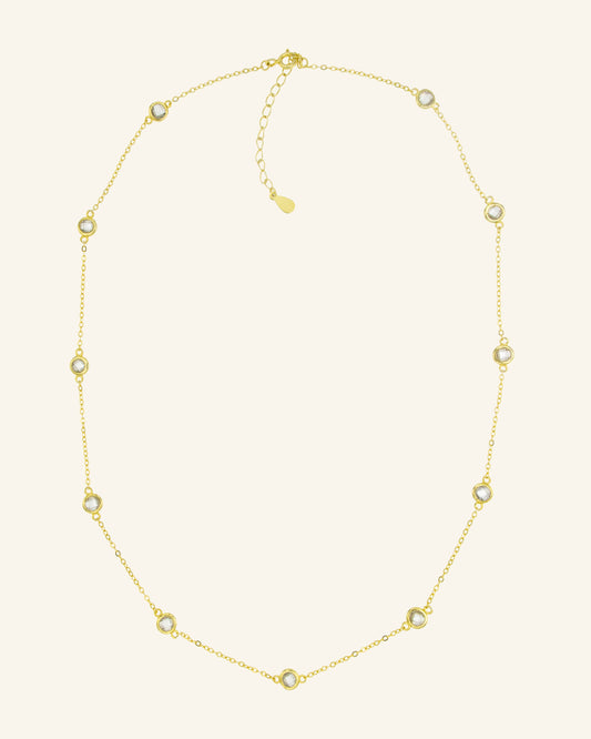 Sirius Small colorless quartz necklace