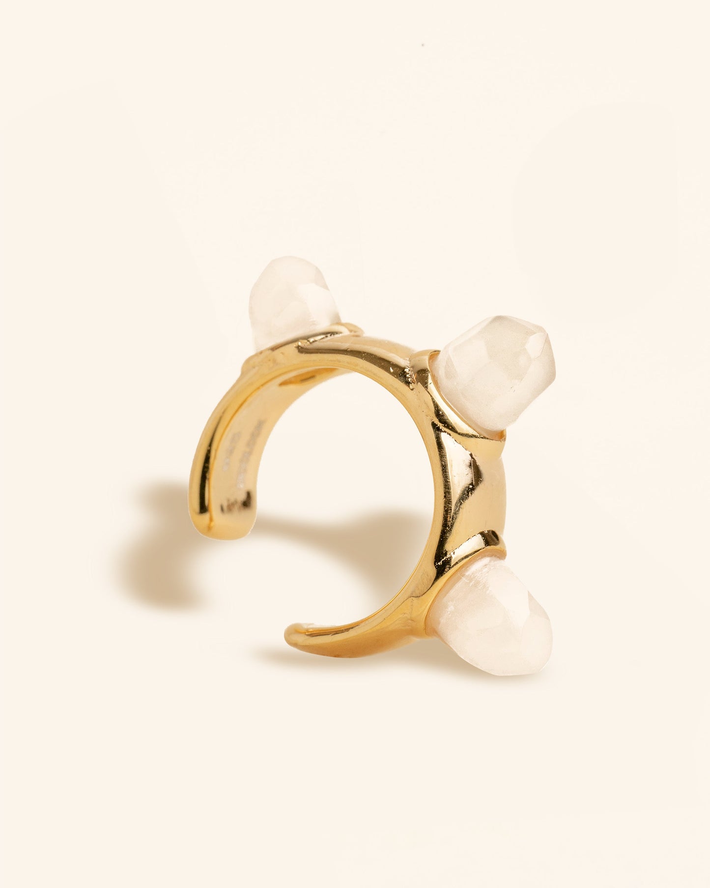 Earcuff Lyon climbers with moonstone