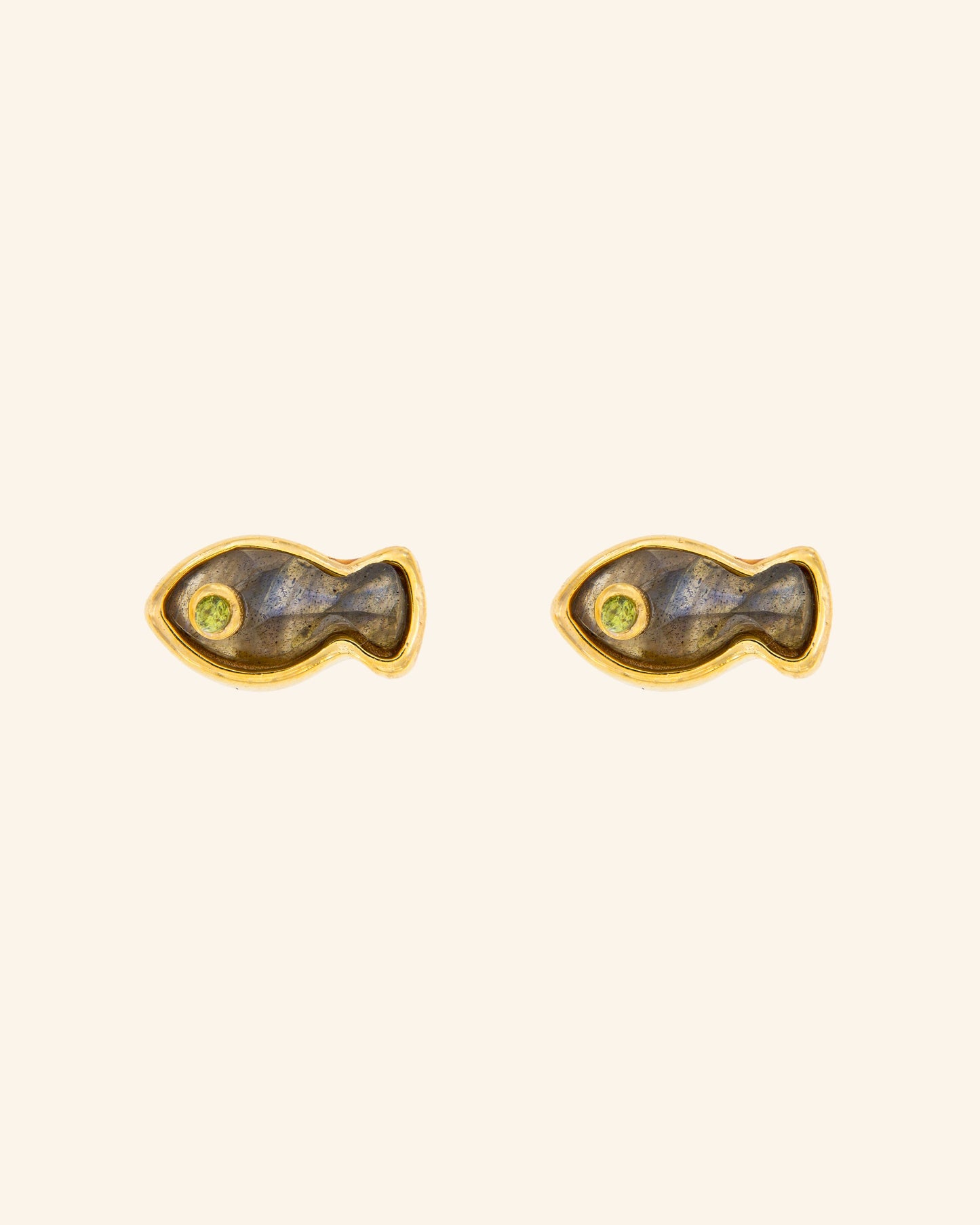 Pendientes Darwin con labradorita