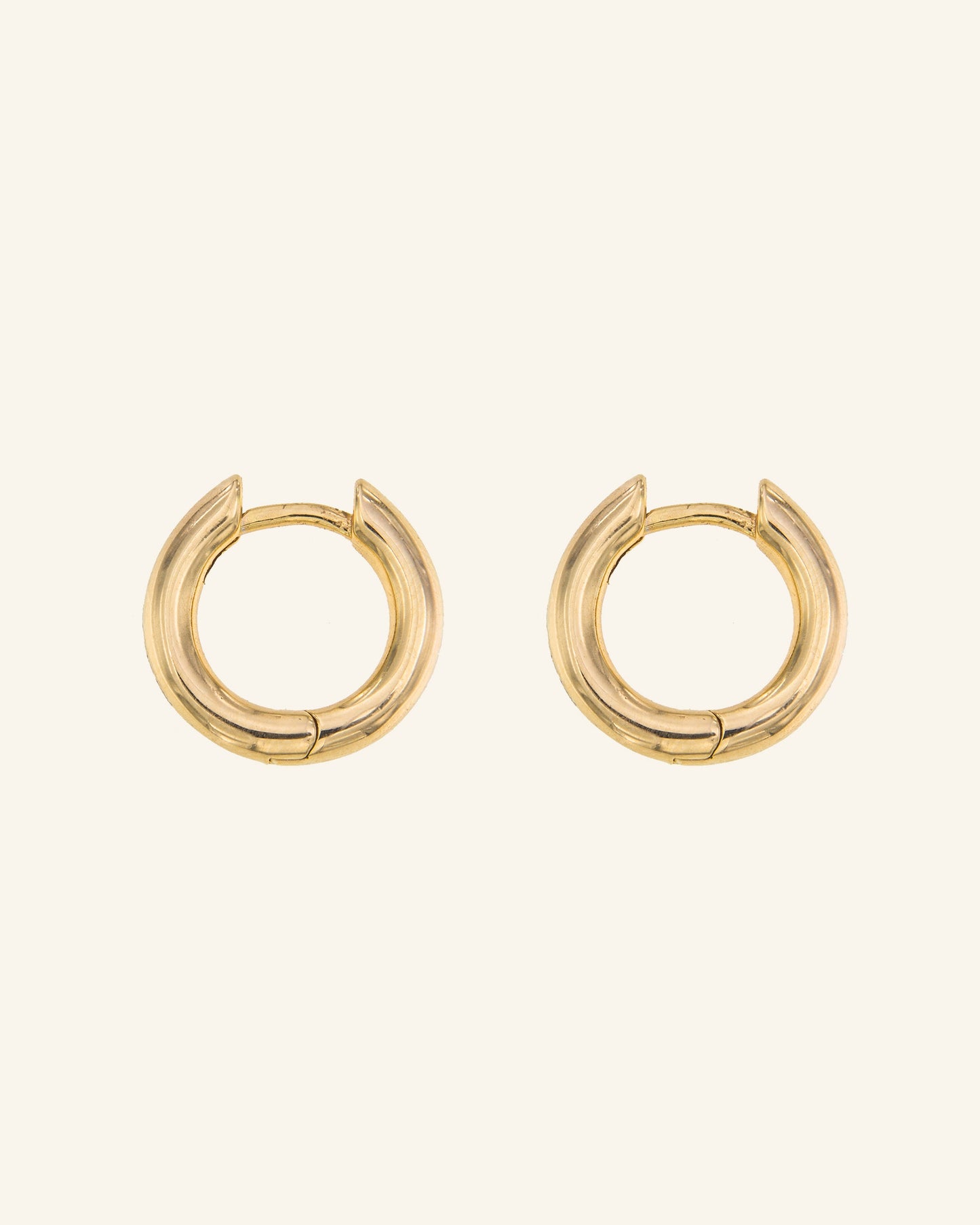 Golden Hoop Earrings