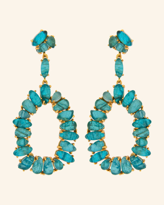 Aura Blue Apatite Earrings