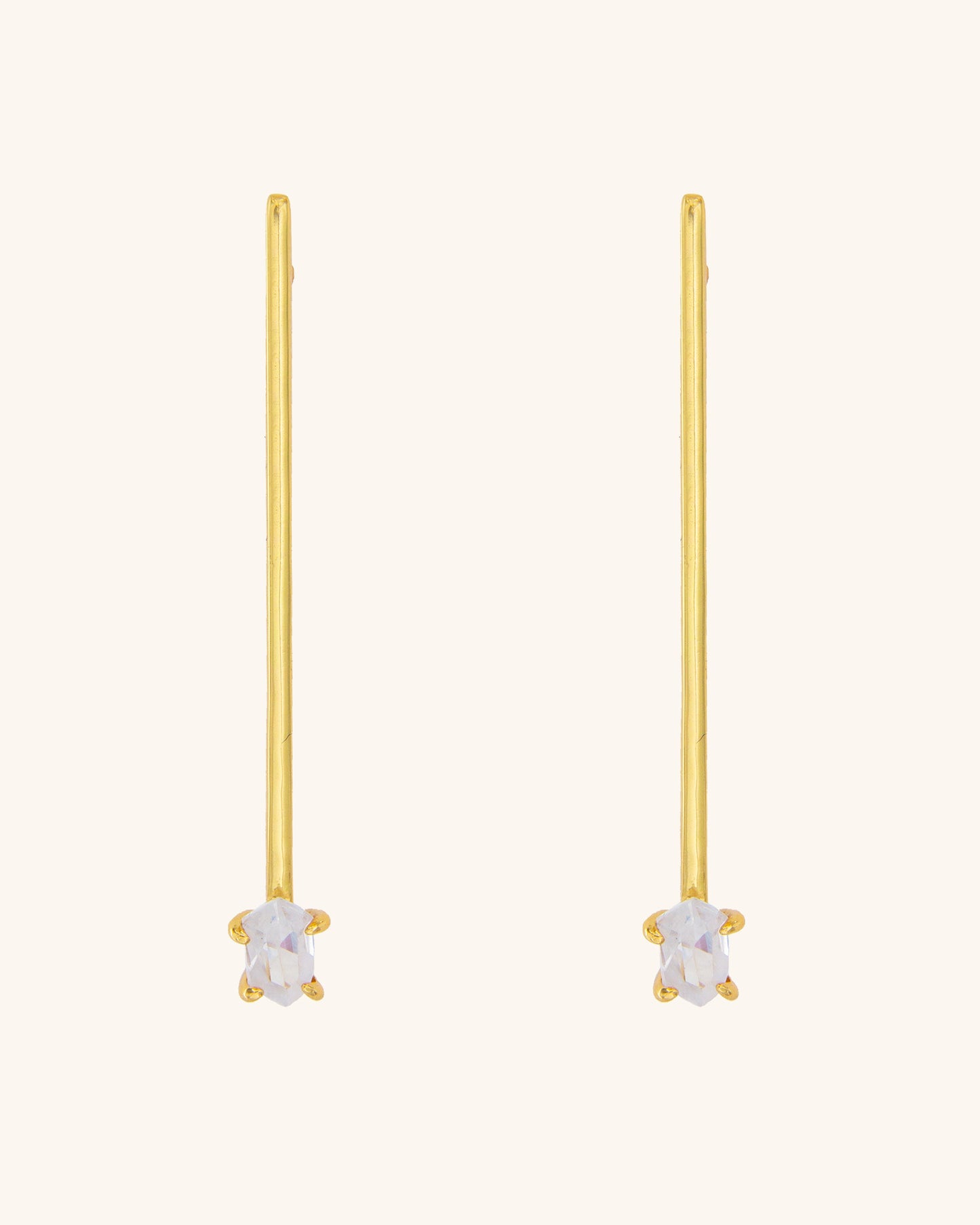 Aquamarine Buttercup Earrings