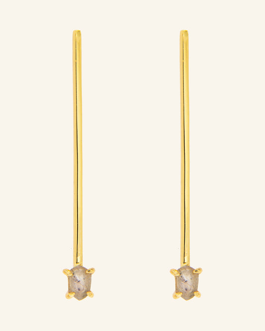 Buttercup Labradorite Earrings