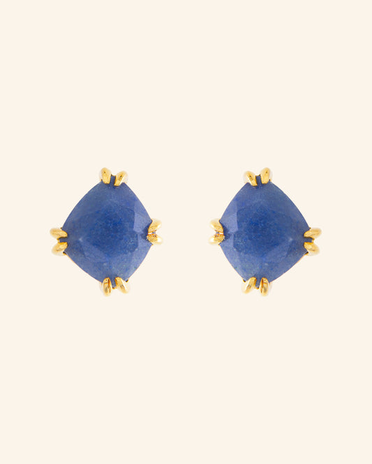 Pendientes Candy Tail Cuarzo Azul