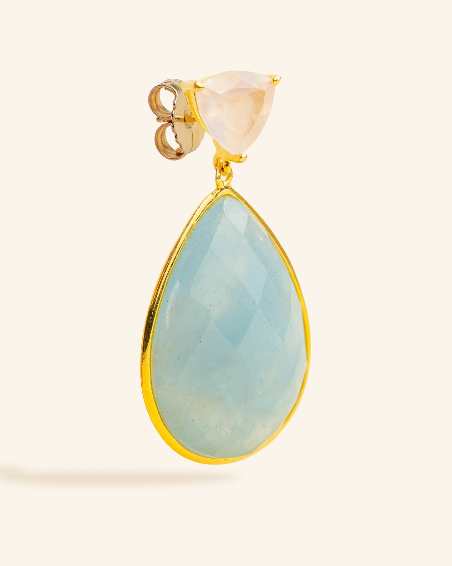 Pendientes Caribe Aguamarina