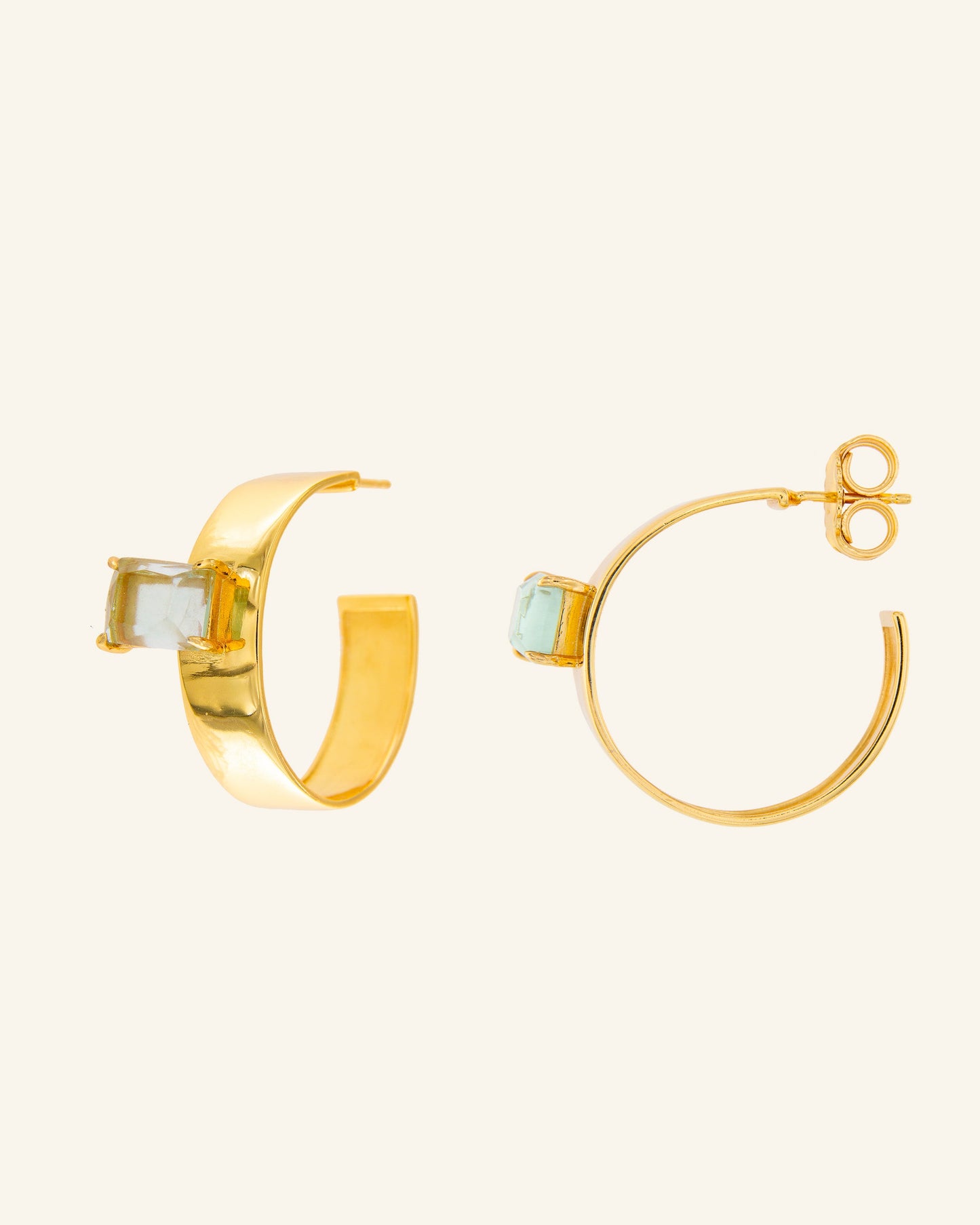 Pendientes Gabo con Fluorita Verde