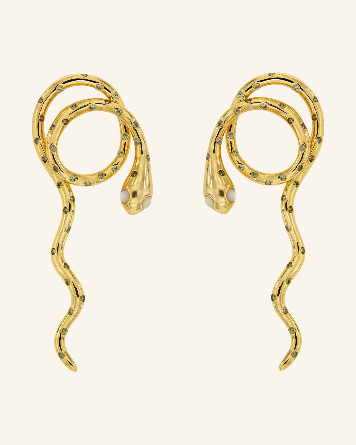 Garden of Eden Earrings with Olivine