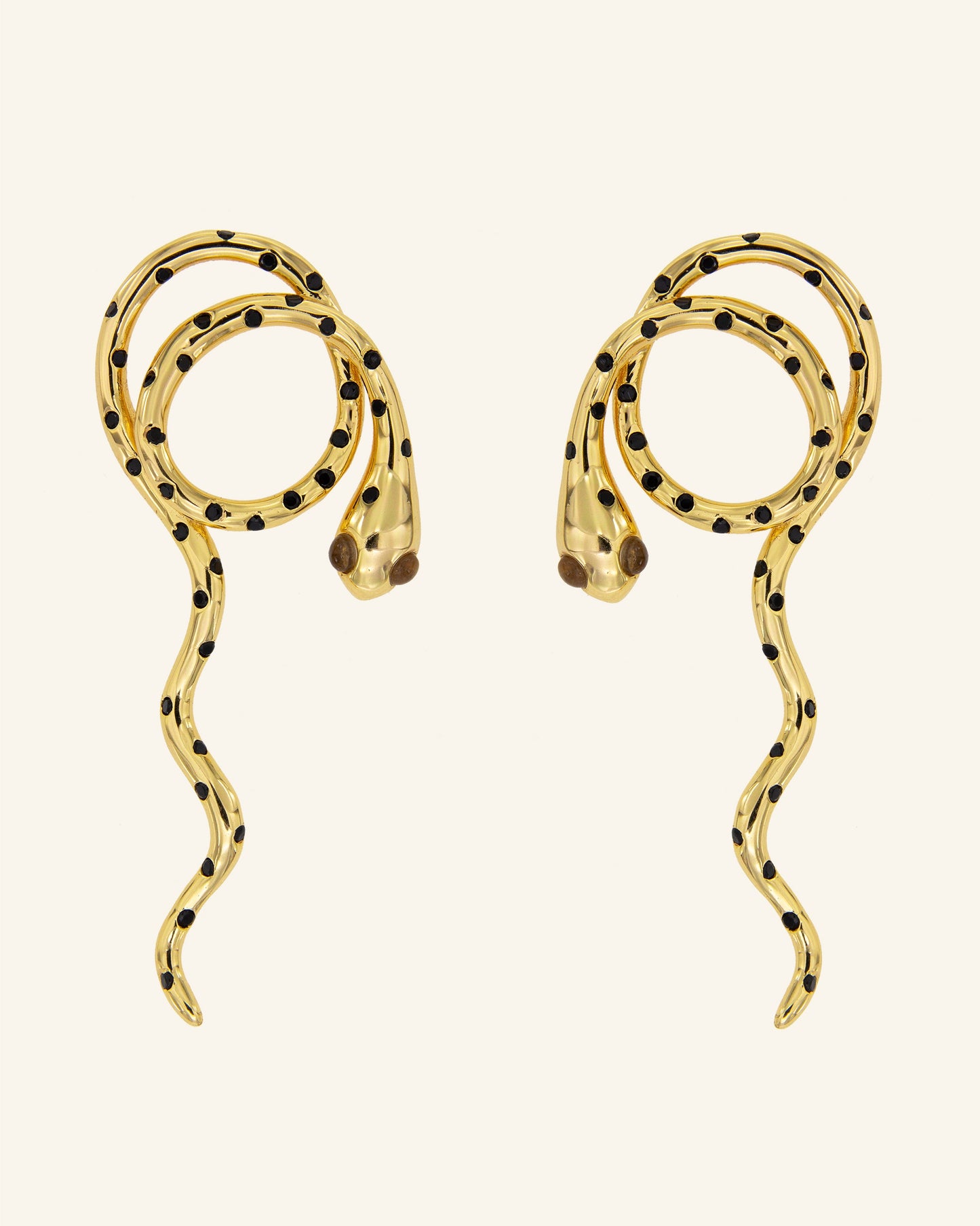 Garden of Eden Earrings with Onyx
