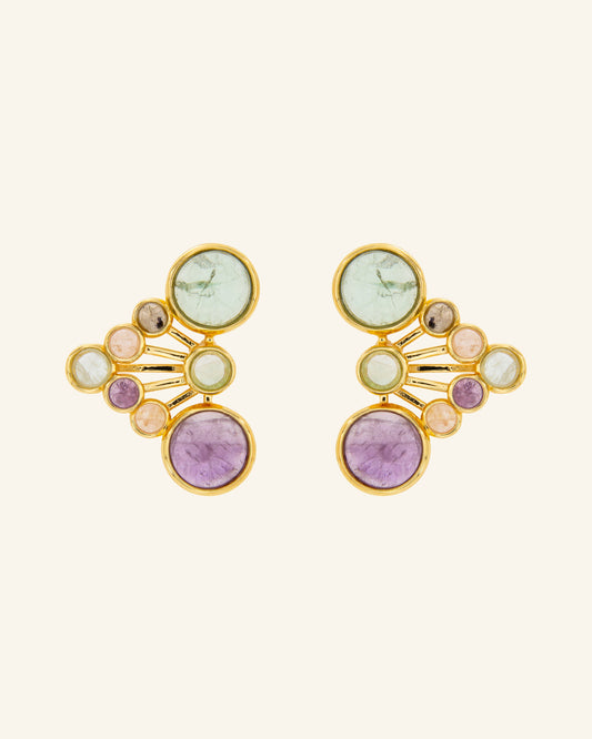 Pendientes Kiemen Mix de piedras