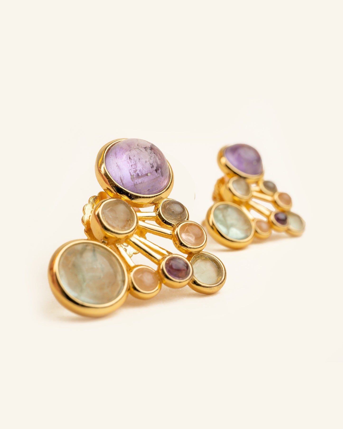 Kiemen Mix stone earrings