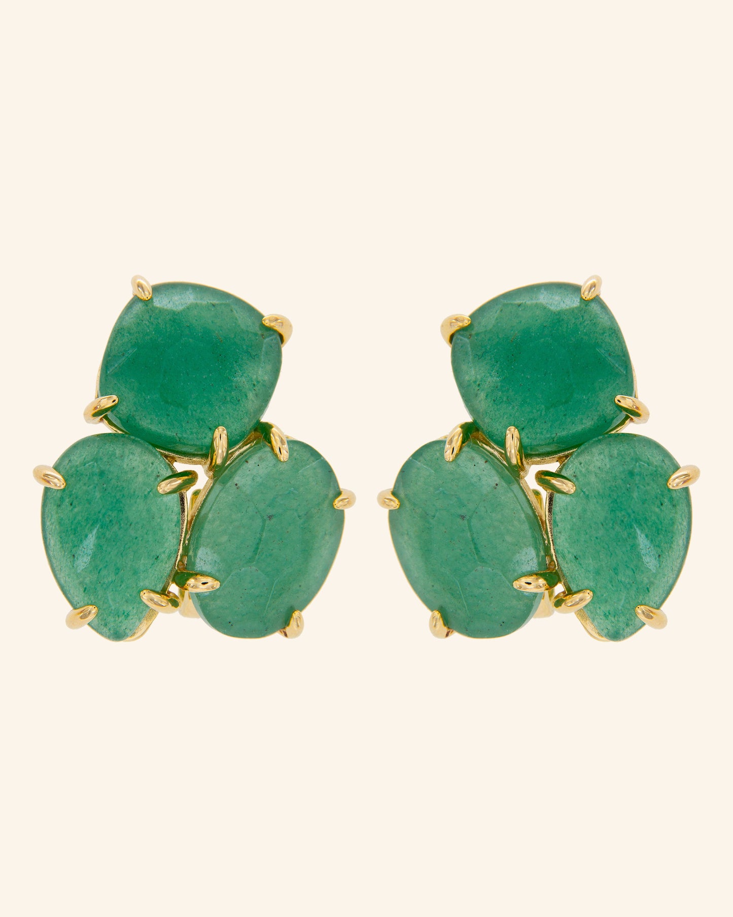 Pendientes Kraz con aventurina