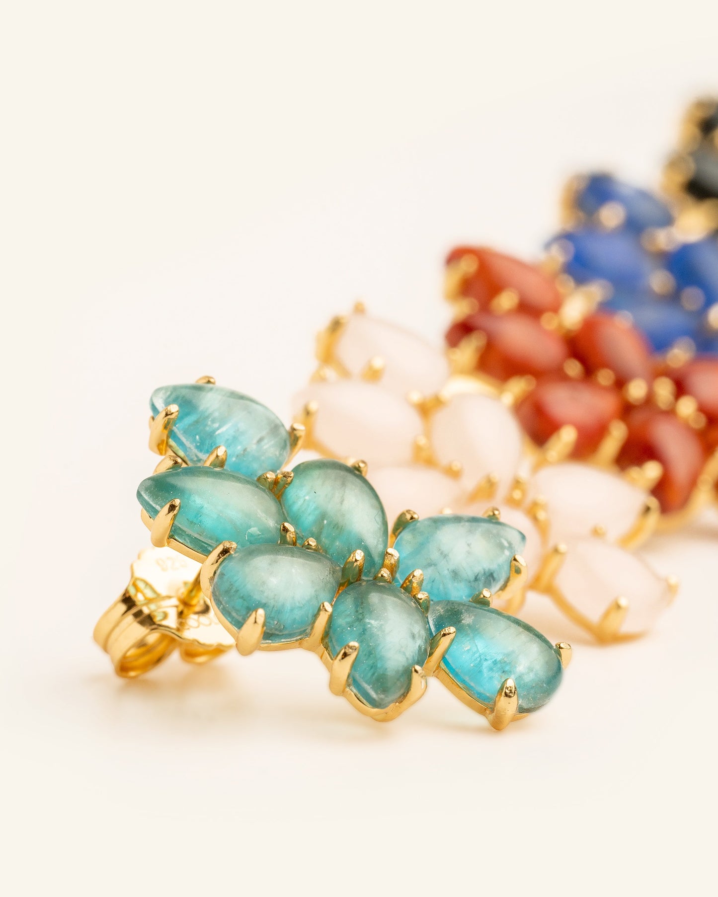 Pendientes Nest Apatita Azul