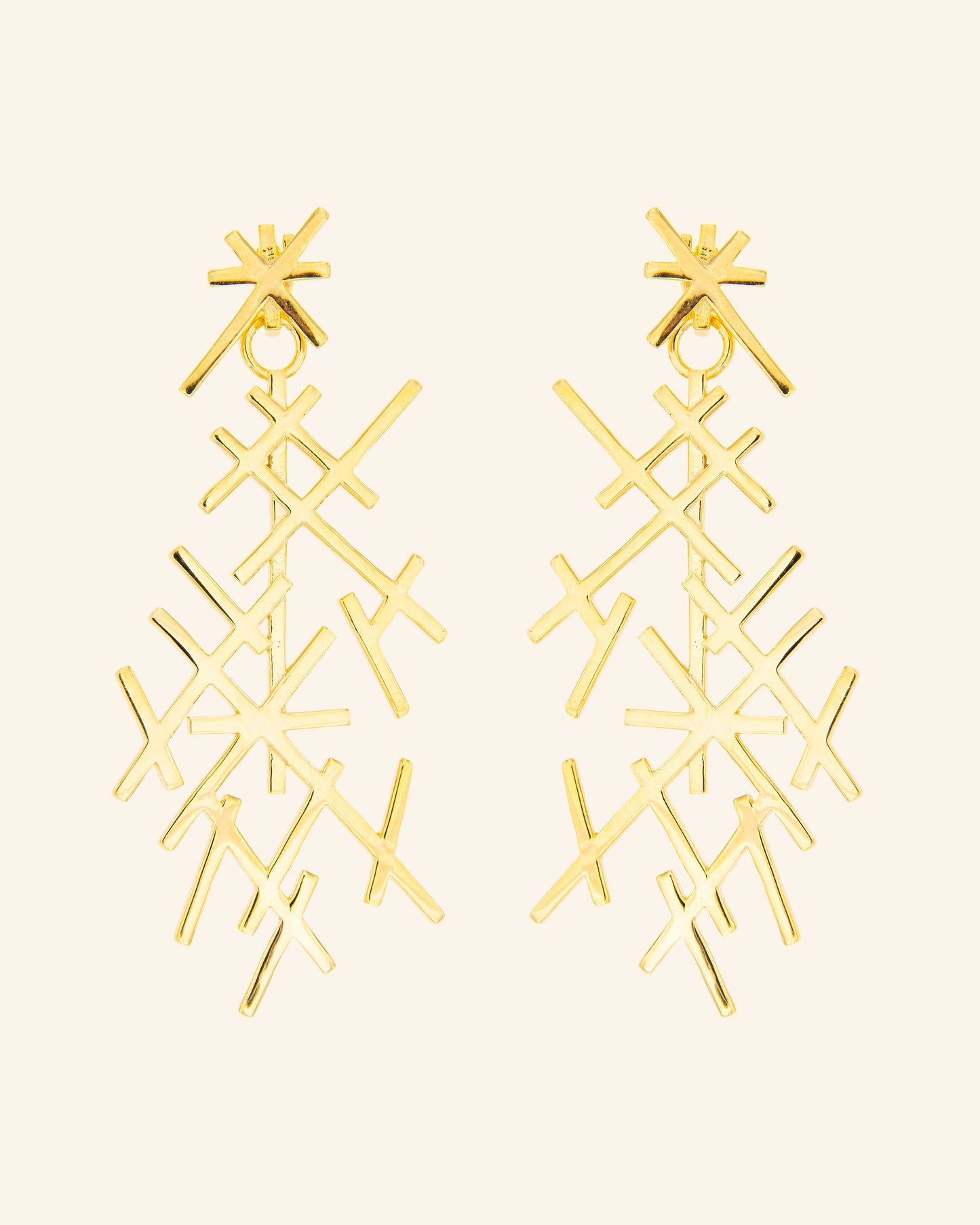 New Lumen gold earrings