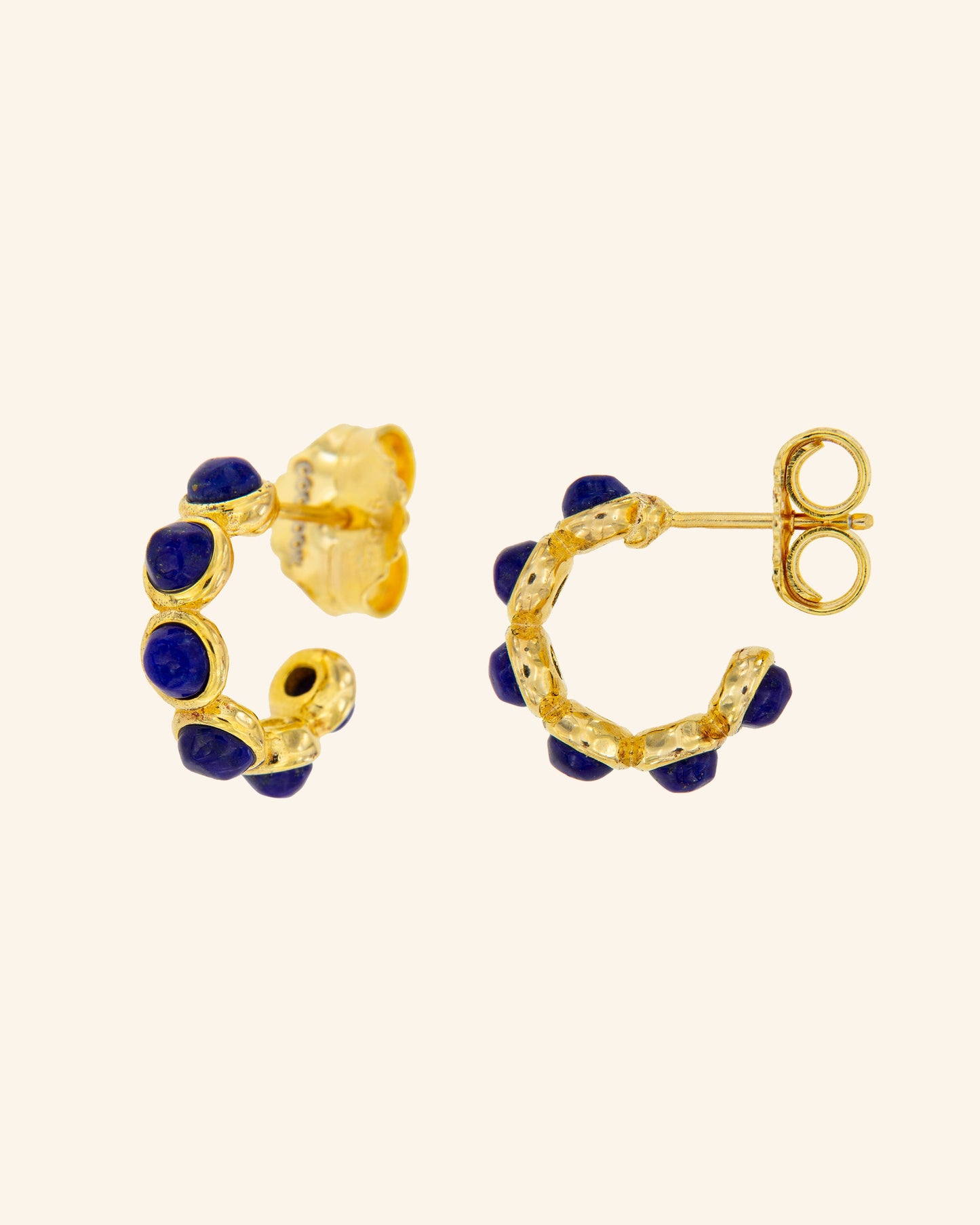 Paris earrings with lapis lazuli