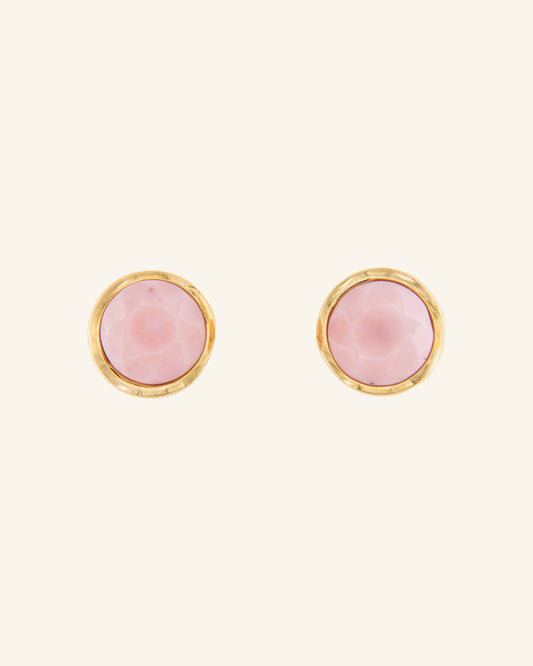 Pendientes Pluvia con ópalo rosa