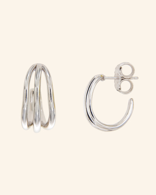 Silver Tassel Earrings 
