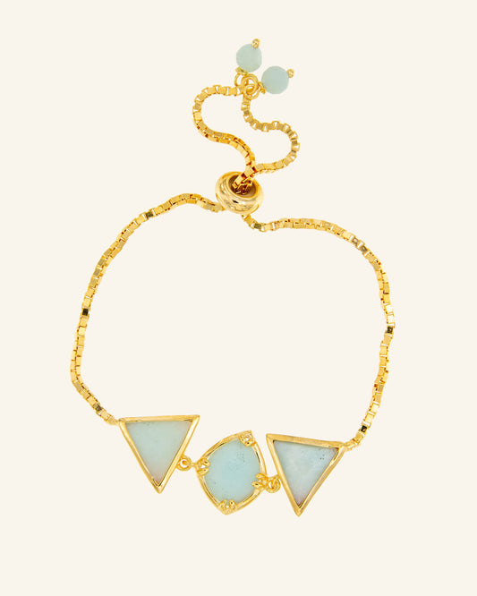 Mycerinos bracelet with amazonite
