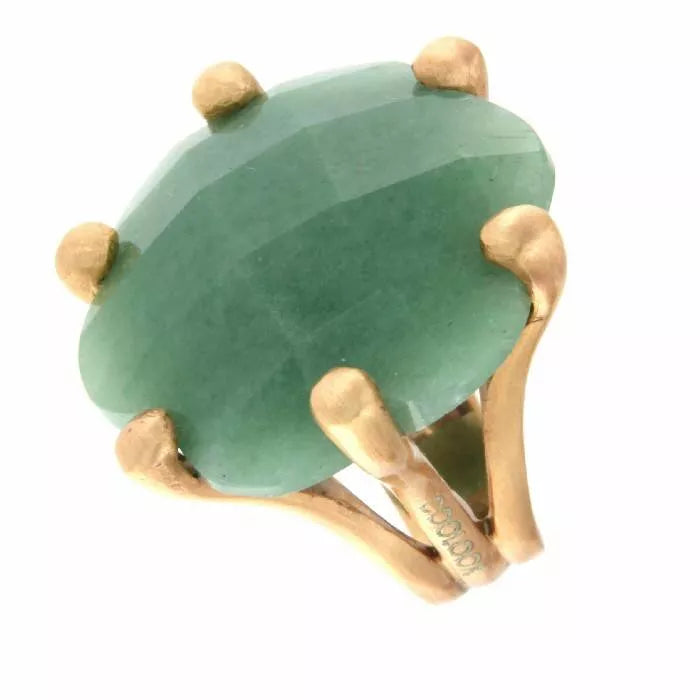 Anillo Medusa con aventurina