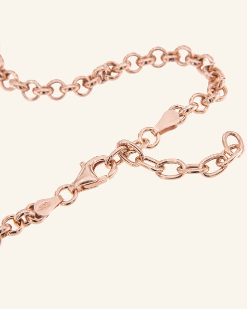 Cadena Seu Oro Rosa 4mm x 80 cm