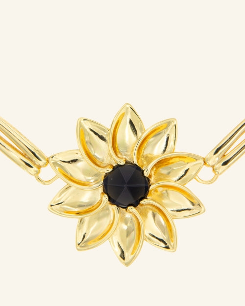 Mezzara necklace with onyx