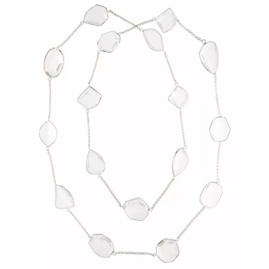 Collar Waitomo con cuarzo incoloro