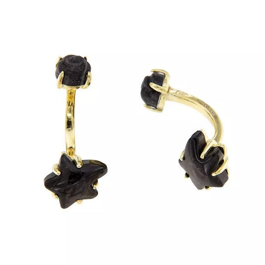Lyrid cufflinks with onyx