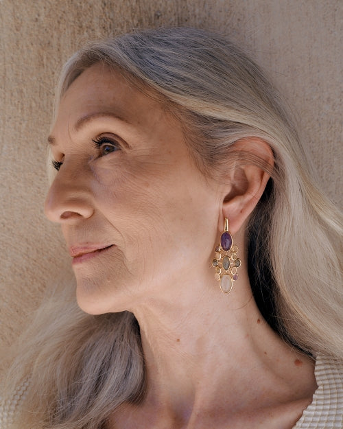 Pendientes Itten Mix de piedras