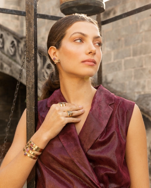 Kiemen Mix stone earrings