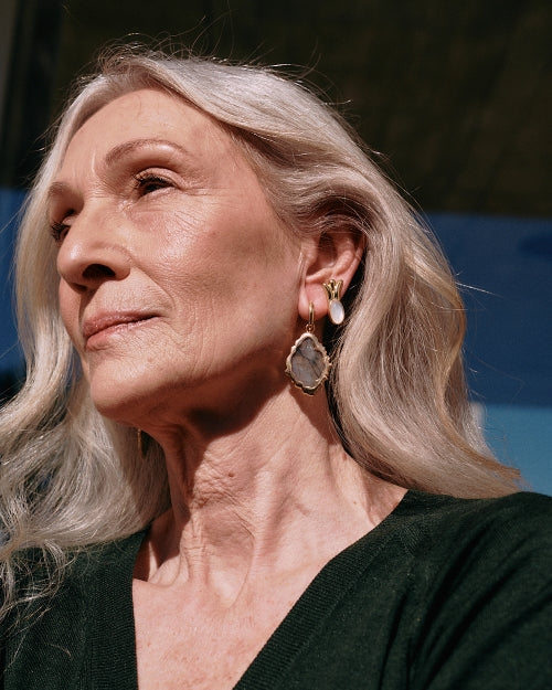 Pendientes Lafayete MyCoolook Mop Blanca