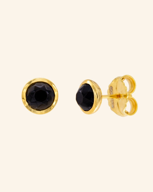 Pluvia earrings with onyx