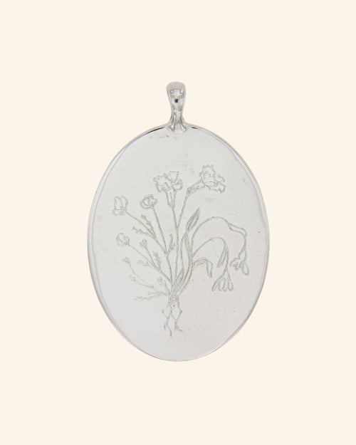 Engraved silver Goethes medal