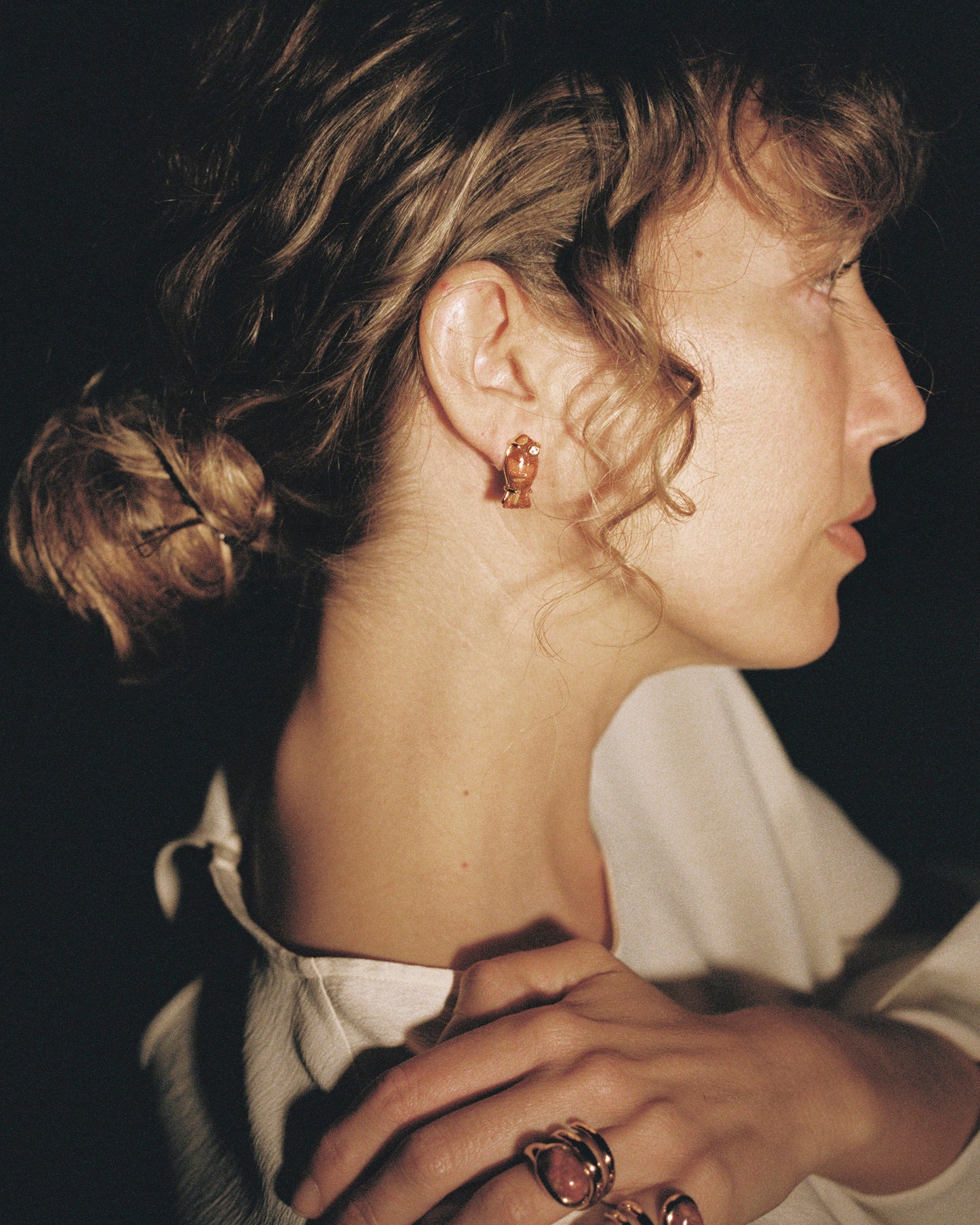 Coral Marea Earrings