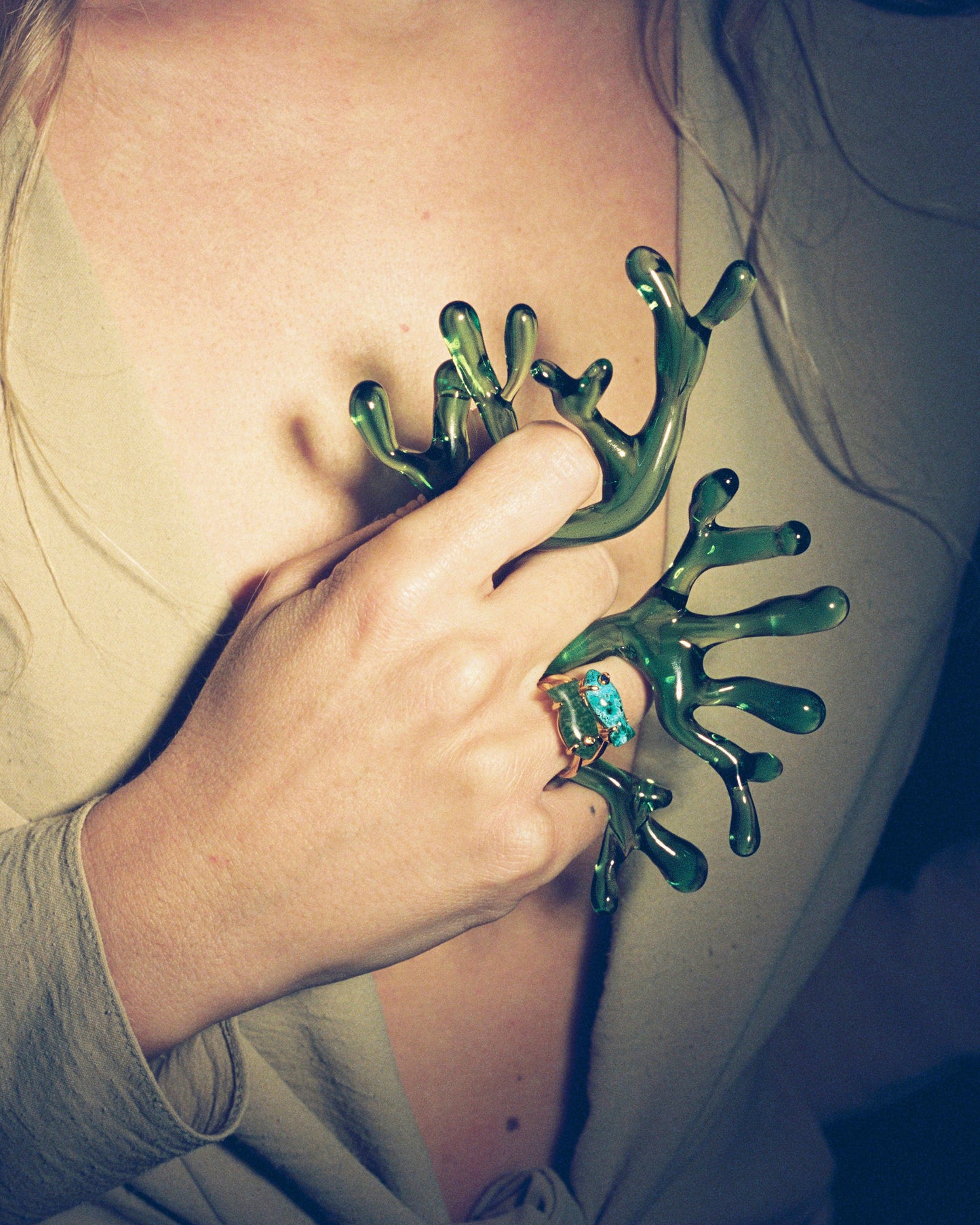 Bloodstone Marea Ring