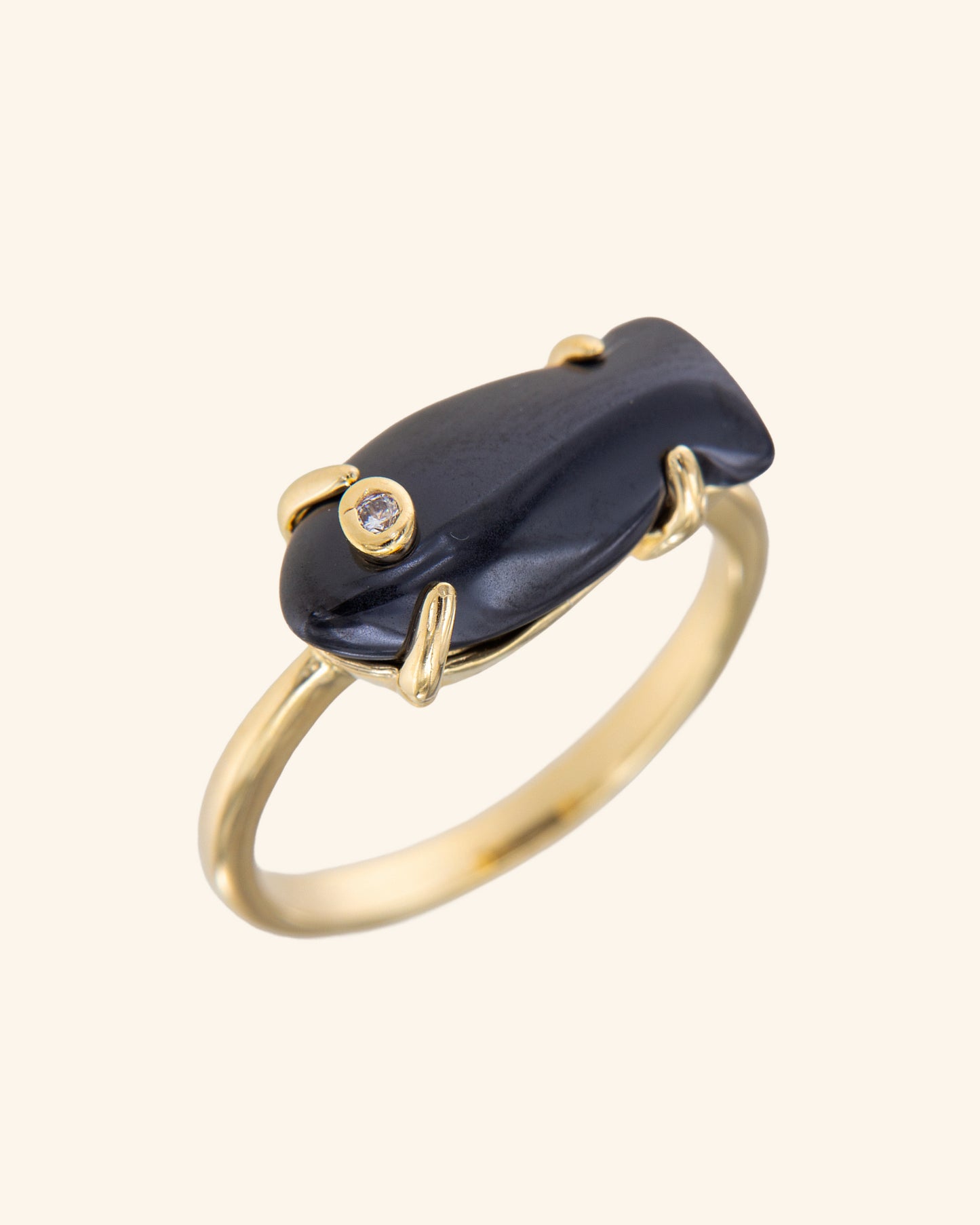 Black Zircon Marea Ring