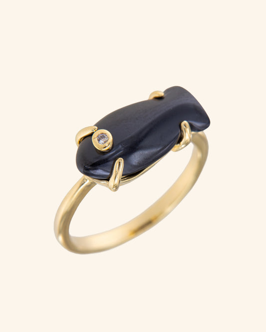 Black Zircon Marea Ring